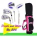 OMG ชุดไม้กอล์ฟเด็ก ผู้หญิง USA Kids Golf Set Junior girl อายุ 3-5 ขวบ ( Pink )